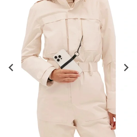 Halfdays - Murphy Ski Suit - Cream Hooded Ski Suit - small - NWT - Picture 5 of 6